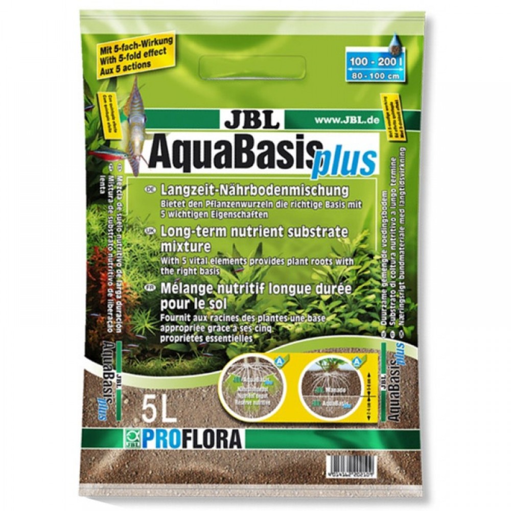 Субстрат для аквариума JBL AquaBasis plus, 5 л (2021000)
