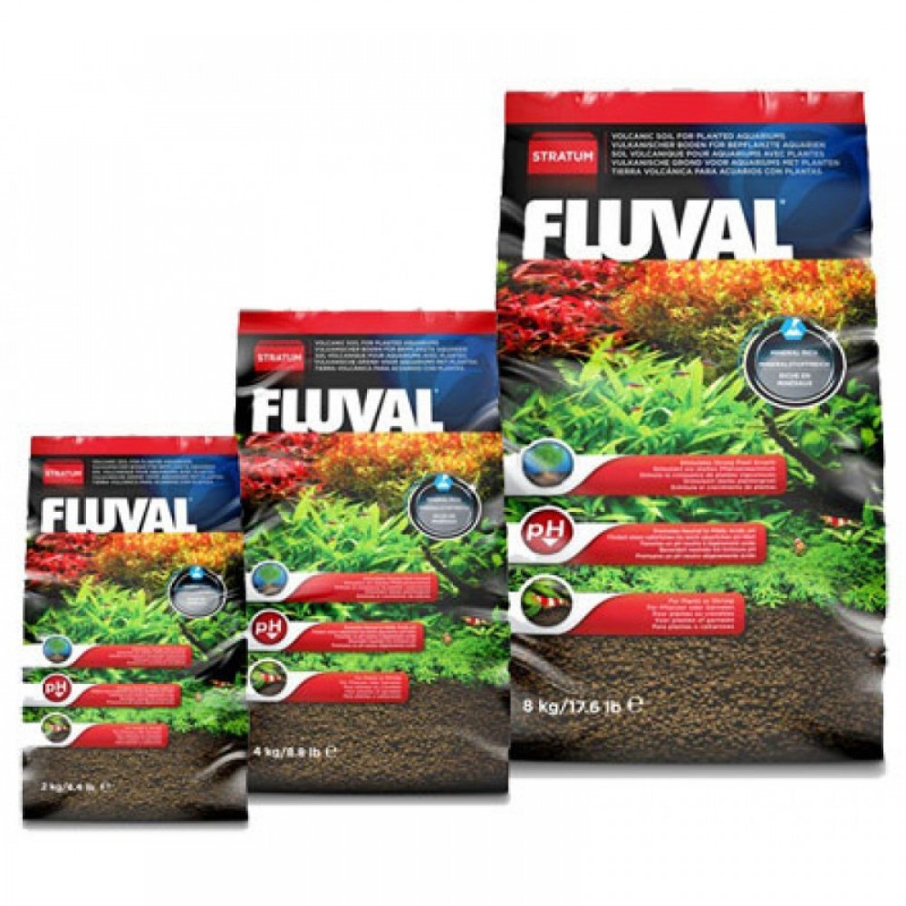 Субстрат для аквариумных растений и креветок Fluval PLANT and SHRIMP