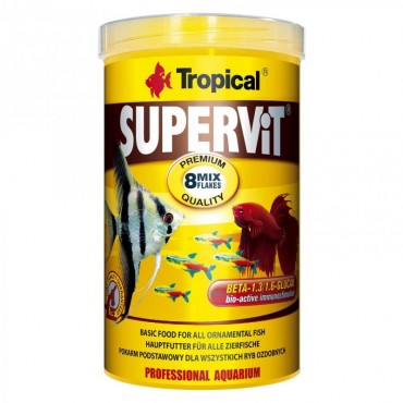 Сухий корм для акваріумних риб Tropical Supervit Basic