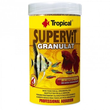 Сухий корм для акваріумних риб Tropical Supervit Granulat