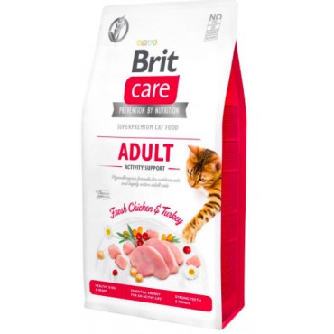 Сухий корм для кішок Brit Care Cat GF Adult Activity Support, підтримка активності