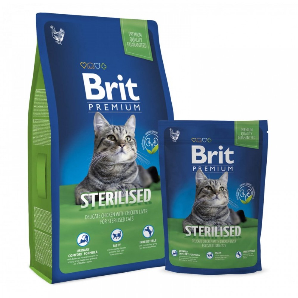 Сухой корм для кошек Brit Premium Cat Sterilized