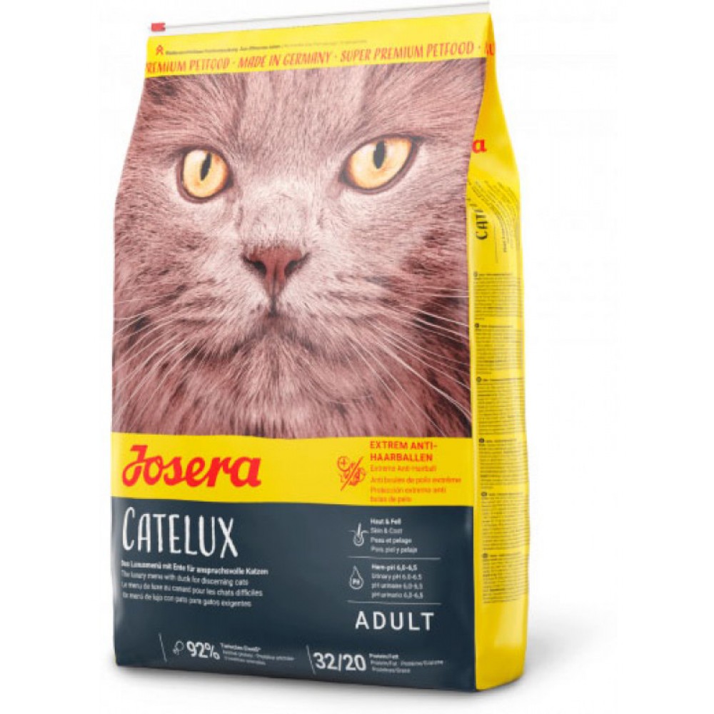 Сухий корм для кішок для виведення шерсті Josera Catelux