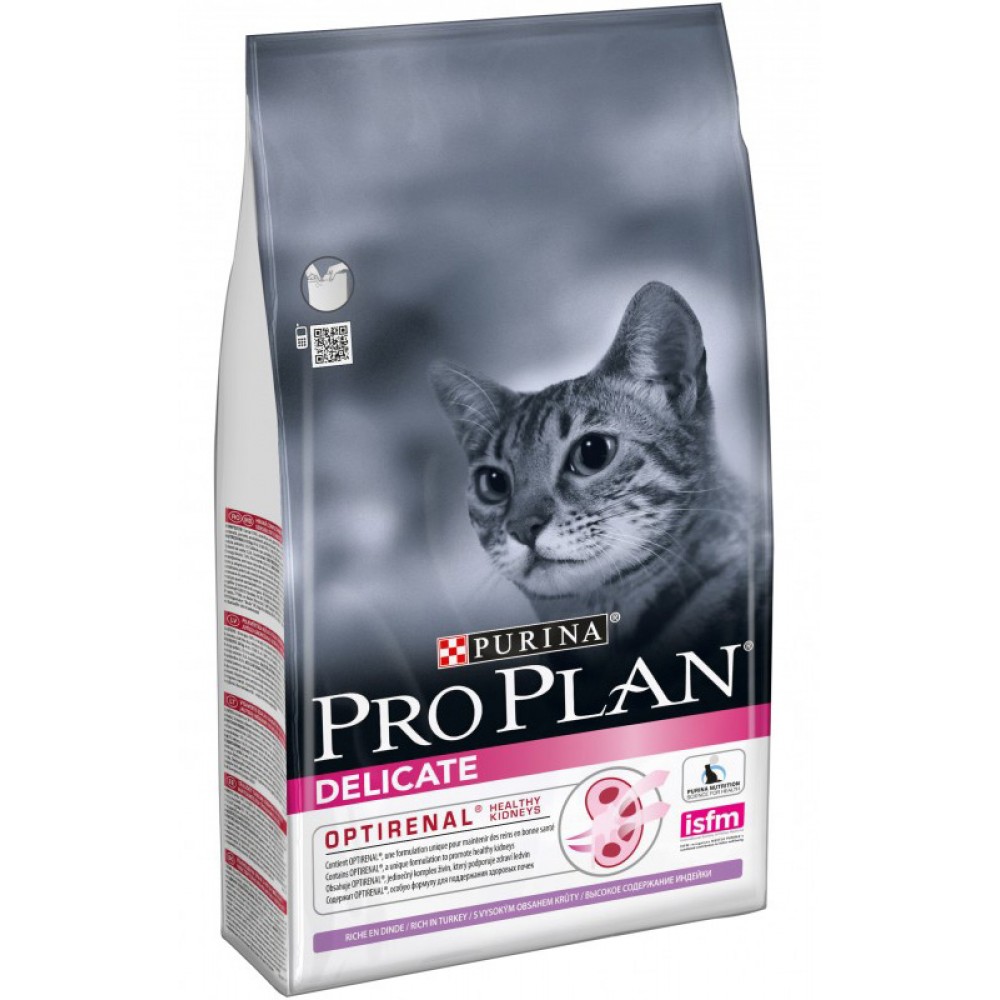 Сухой корм для кошек с чувствительным пищеварением Purina Pro Plan Delicate Turkey