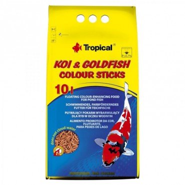 Сухой корм для прудовых рыб Tropical Koi and Goldfish Colour Sticks