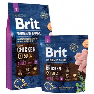 Сухий корм для собак дрібних порід Brit Premium Dog Adult S