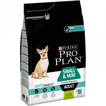 Сухой корм для собак мелких пород Purina Pro Plan Small Mini Sensitive Digestion ягненок