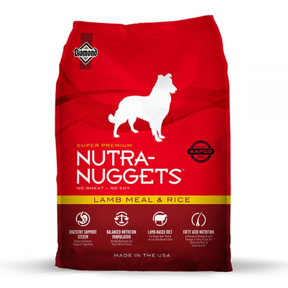 Сухой корм для собак NUTRA NUGGETS Lamb and Rice с ягненком и рисом
