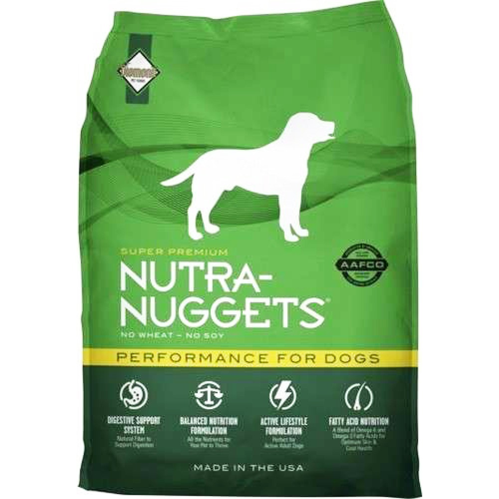Сухой корм для спортивных собак NUTRA NUGGETS Performance с курицей, 15 кг