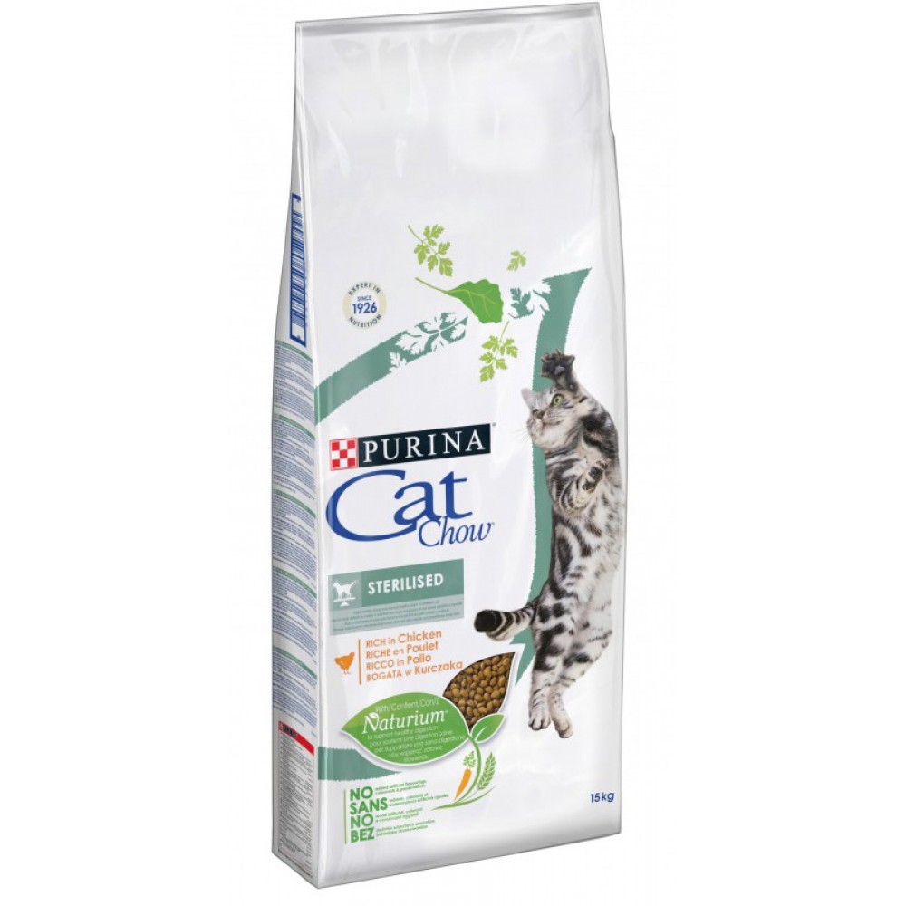 Сухий корм для стерилізованих кішок Purina Cat Chow Sterilised
