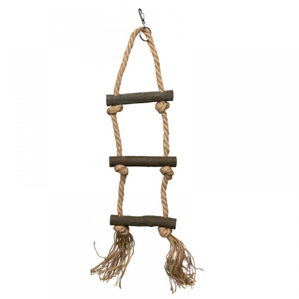 Іграшка для птахів Trixie Natural Living Драбинка мотузкова 40 см (5186)
