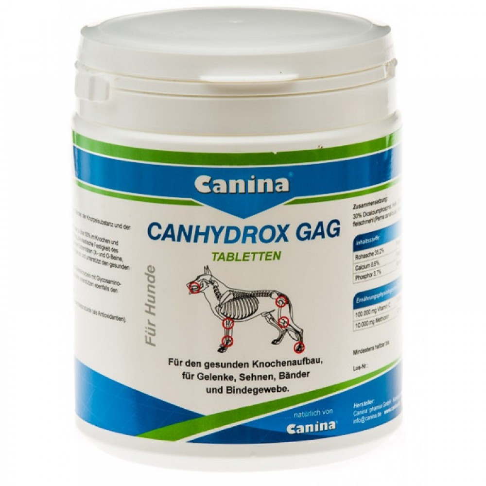 Вітаміни для кісток і зубів собак Canina Canhydrox GAG Forte