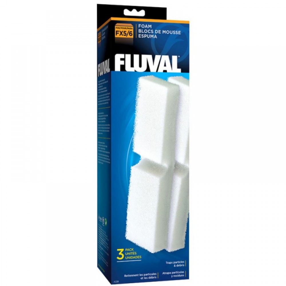 Вкладыш в аквариумный фильтр Fluval FX5/6, 3 шт (A228)