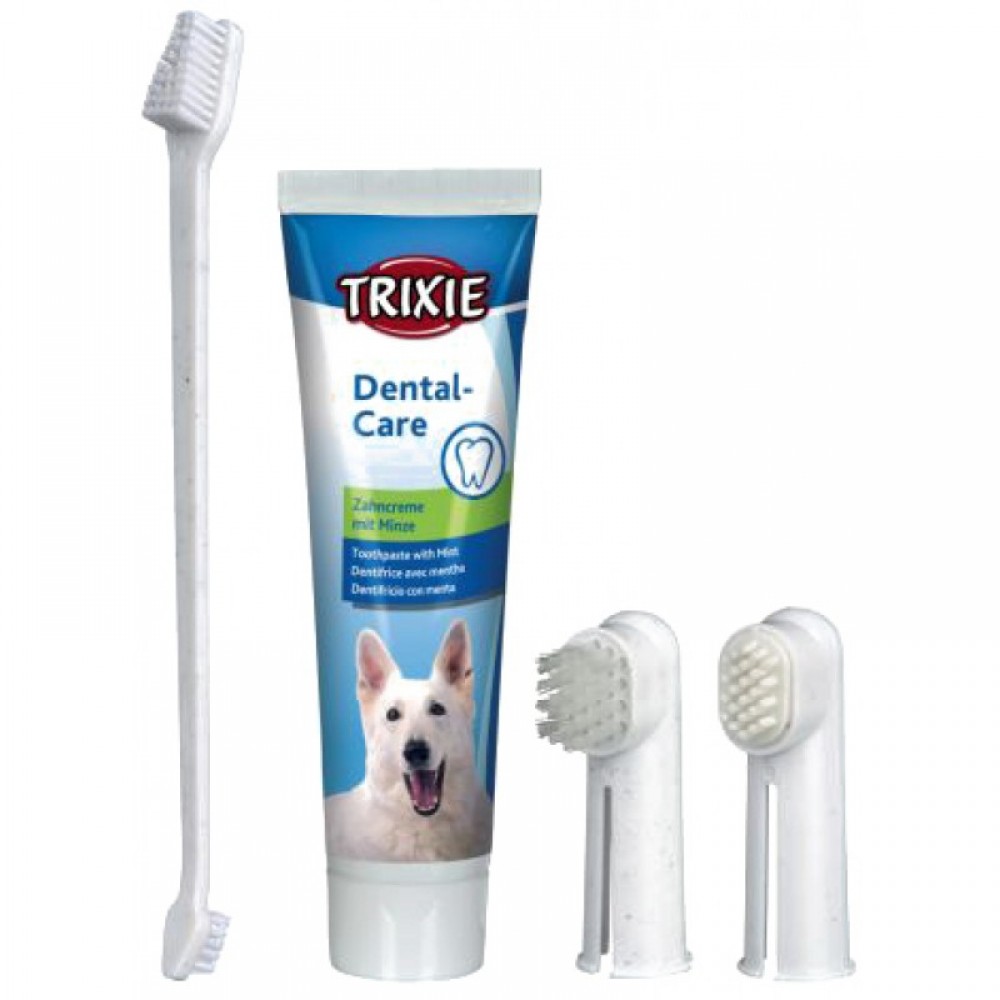 Зубна паста з щіткою для собак Trixie (2561)